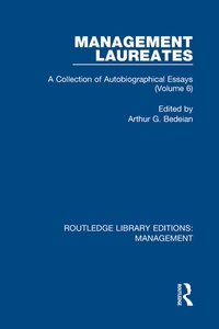 Enlarge image Cover: Management Laureates - Routledge