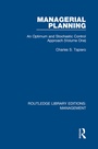 Cover: Managerial Planning - Routledge