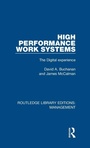 Cover: High Performance Work Systems - Routledge