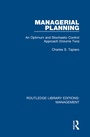 Cover: Managerial Planning - Routledge