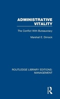 Cover: Administrative Vitality - Routledge