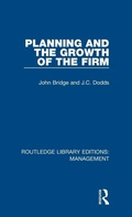 Cover: Planning and the Growth of the Firm - Routledge