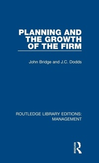 Enlarge image Cover: Planning and the Growth of the Firm - Routledge