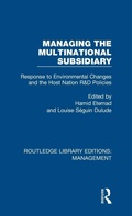 Cover: Managing the Multinational Subsidiary - Routledge