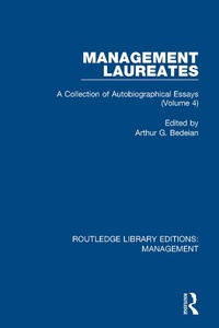 Abbildung von: Management Laureates - Routledge