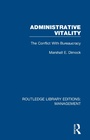 Cover: Administrative Vitality - Routledge