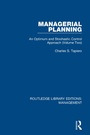 Cover: Managerial Planning - Routledge