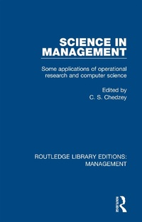 Abbildung von: Science in Management - Routledge