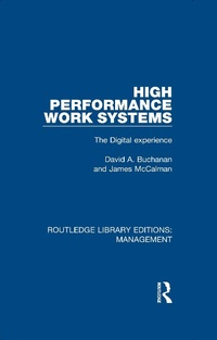 Abbildung von: High Performance Work Systems - Routledge