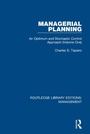 Cover: Managerial Planning - Routledge