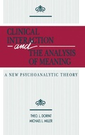 Cover: Clinical Interaction and the Analysis of Meaning - Analytic Press,U.S.