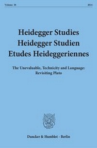 Abbildung von: Heidegger Studies - Heidegger Studien - Etudes Heideggeriennes. - Duncker & Humblot