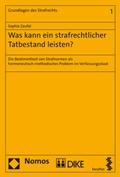 Cover: Was kann ein strafrechtlicher Tatbestand leisten? - Nomos