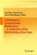 Cover: Contemporary Computational Mathematics - A Celebration of the 80th Birthday of Ian Sloan - Springer