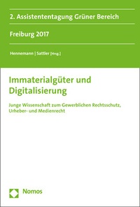 Abbildung von: Immaterialgüter und Digitalisierung - Nomos