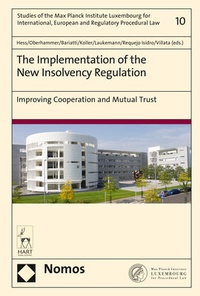 Abbildung von: The Implementation of the New Insolvency Regulation - Nomos