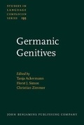 Cover: Germanic Genitives - John Benjamins Publishing Co
