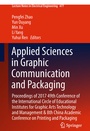 Cover: Applied Sciences in Graphic Communication and Packaging - Springer