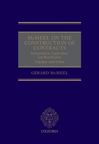 Abbildung von: McMeel on The Construction of Contracts - OUP eBook