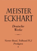 Abbildung von: Meister Eckhart. Deutsche Werke Band 4,2: Predigten - Kohlhammer