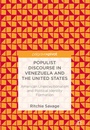 Cover: Populist Discourse in Venezuela and the United States - Palgrave Pivot