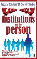 Cover: Institutions and the Person - Routledge