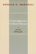 Cover: Contemporary Critical Theory - Modern Language Association of America