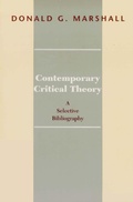 Cover: Contemporary Critical Theory - Modern Language Association of America