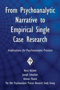 Cover: From Psychoanalytic Narrative to Empirical Single Case Research - Analytic Press,U.S.