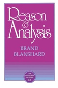 Cover: Reason and Analysis - Open Court Publishing Co ,U.S.