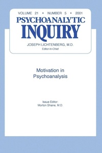 Enlarge image Cover: Motivation and Psychoanalysis - Analytic Press,U.S.