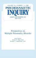 Cover: Multiple Personality Disorder - Analytic Press,U.S.