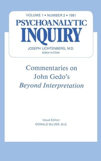 Enlarge image Cover: Commentaries - Analytic Press,U.S.