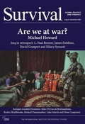 Cover: Survival 50.4 - Routledge