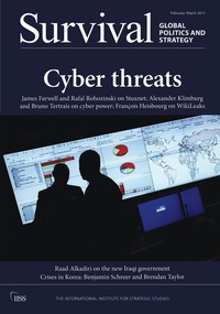 Enlarge image Cover: Survival 53.1 - Routledge