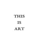 Cover: This Is Art - Lilly Pilly Publishing