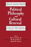 Cover: Political Philosophy and Cultural Renewal - Routledge