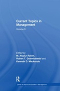 Cover: Current Topics in Management - Routledge
