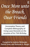 Cover: Once More Unto the Breach, Dear Friends - Routledge