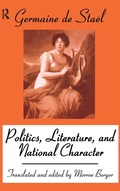 Cover: Politics, Literature and National Character - Routledge