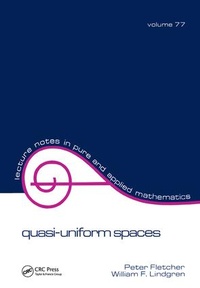 Enlarge image Cover: Quasi-Uniform Spaces - Routledge