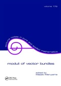 Cover: Moduli of Vector Bundles - CRC Press