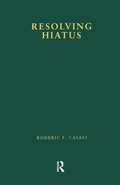 Cover: Resolving Hiatus - Routledge