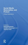 Cover: Social Media Materialities and Protest - Routledge