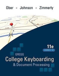 Enlarge image Cover: Gregg College Keyboarding & Document Processing (GDP); Lessons 61-120 text - McGraw Hill Higher Education