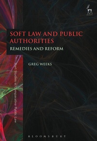 Enlarge image Cover: Soft Law and Public Authorities - Hart Publishing