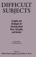 Cover: Difficult Subjects - Stylus Publishing
