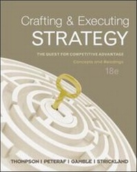 Enlarge image Cover: Crafting & Executing Strategy: Concepts and Readings - McGraw-Hill Professional