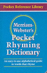 Enlarge image Cover: Pocket Rhyming Dictionary - Merriam Webster,U.S.