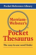 Cover: Merriam Webster's Pocket Thesaurus - Merriam Webster,U.S.